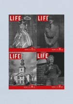 Life Magazine Lot of 4 Full Month of November 1944 6, 13, 20, 27 WWII ERA - £29.93 GBP