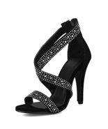 Women&#39;s Stiletto High Heel Dress Sandals Party Fashion Summer Open Toe C... - £23.34 GBP