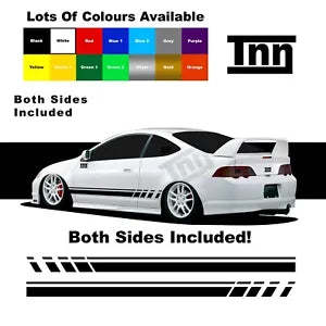 For Honda Integra Stickers Dc5 1 2 3 4 Type R Side Stripe Graphics Decals Racing - $49.99