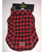 Telluride Clothing Co Red Plaid Dog Jacket Vest Pet Apparel Medium - £9.99 GBP