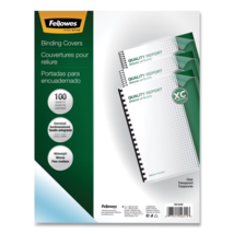 Fellowes 52311 Clear Unpunched Presentation Covers,11.25 in. x 8.75 in, ... - $35.63