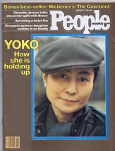 ORIGINAL Vintage January 12 1981 People Magazine Yoko Ono John Lennon Be... - £23.22 GBP