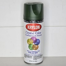 Krylon Crystal Color Transparent Satin Like Finish Spray Paint Forest Gr... - $19.99