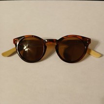 Icueyewear Women’s Brown Tortoise Chatham Bamboo Temple Sunglasses - £15.46 GBP
