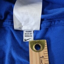 The Nike Tee Athletic Cut 561416-4EV Men's 2XL Blue Cotton Short Sleeve T-Shirt image 4