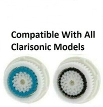 1 Sensitive + 1 Deep Pore Facial Brush Head Replacements Mia Aria All Clarisonic - £9.57 GBP