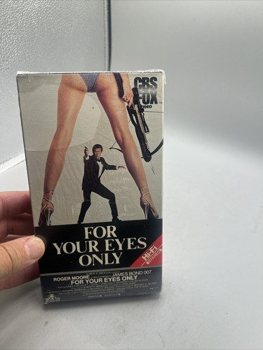 For Your Eyes Only (VHS 1984) James Bond CBS/FOX Roger Moore  Bouquet New Item image 2
