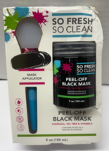 So Fresh So Clean Peal-off Black Mask Charcoal, Tea Tree &amp; Vitamin E - $109.81 MXN
