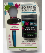 So Fresh So Clean Peal-off Black Mask Charcoal, Tea Tree &amp; Vitamin E - $109.81 MXN