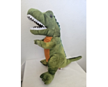 Toms Toys T Rex Dinosaur Plush Stuffed Animal Green Brown 20&quot; Dino Dolgen - $29.68
