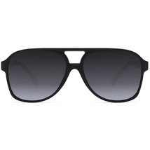 Retro Vintage 70S Sunglasses For Women Men Trendy Large Frame Double Bridge Sun  - £15.81 GBP