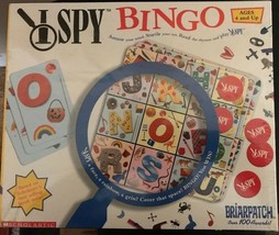 I Spy Bingo Briarpatch Scholastic Educational Board Game Ages 4+ 2003 New Sealed - £18.32 GBP