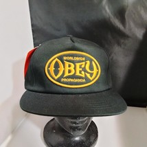 OBEY WORLDWIDE PROPAGANDA Olympus Patch Black Snapback NOS - £31.45 GBP