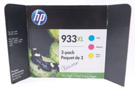 HP 933XL Color Ink 3 Pack (D8J65BN)  COLOR ONLY - $21.68