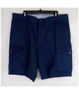 NWT Lincs DC &amp; Co. Men&#39;s Dark Blue Cargo Golf Shorts Size 38 Inseam 9&quot; - $29.69