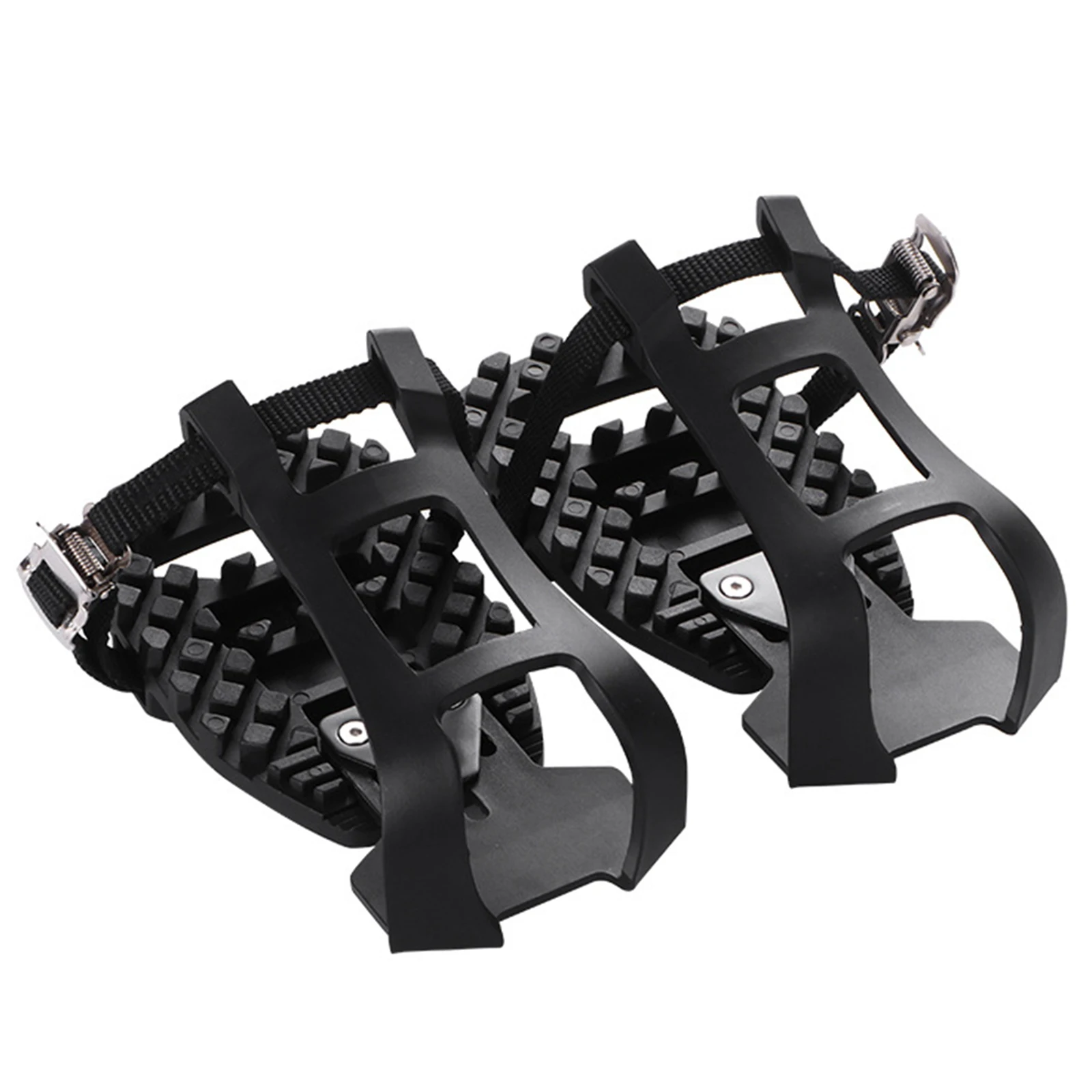 1 Pair Adjustable Bike Bicycle Toe Clips Cage Indoor Exercise Spin Bike Pedal Ad - $130.84