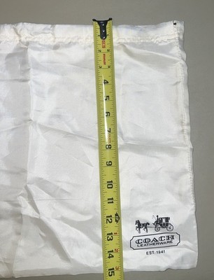 Coach Dust bag Off White Color With Coach Logo Item image 5