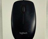 Logitech B100 Black USB Corded Wired Mouse For Computers And Laptops - NEW - $13.99