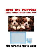 600ct 23x24&quot; Love my Puppies Extra Absorbent Puppy Dog Training Pee Pads... - £101.65 GBP