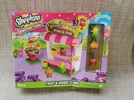 NEW Shopkins Kinstructions Fruit Veggies Stand Building Blocks Toy UNOPENED - $24.74