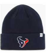 NFL Houston Texans 47 Raised Cuff Knit Hat, Navy, One Size - New - Free ... - €16,24 EUR