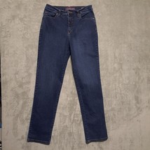 Gloria Vanderbilt Amanda Jeans Size 6 Average Tapered High Rise Dark Wash Casual - £12.93 GBP