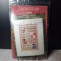 New Lizzie Kate CHRISTMAS IS FOREVER Cross Stitch Kit K35 Special Editio... - $32.00 New Lizzie Kate CHRISTMAS IS FOREVER Cross Stitch Kit K35 Special Editio... - $32.00