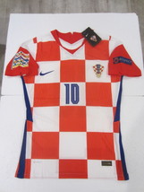 Luka Modric #10 Croatia Nations League Match Slim Home Soccer Jersey 2020-2021 - £87.92 GBP