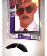 Mustache Human Hair Gentleman Black Brown Grey Forum - £17.30 GBP