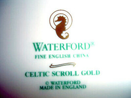Waterford Celtic Scroll Gold Tea Saucer Fine English China 5.75" New - €13,52 EUR Waterford Celtic Scroll Gold Tea Saucer Fine English China 5.75" New - €13,52 EUR