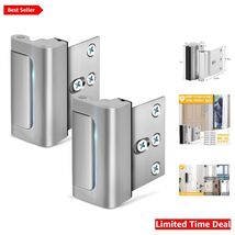 Aluminum Childproof Door Locks - 2 Pack, 800 lbs Force Resistance for Sa... - $44.50