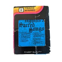 Vintage 8 Track Tape Hymns &amp; Sacred Songs Daniels Prayer White Dove 1970&#39;s - £11.18 GBP