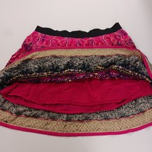 Roz & Ali Skirt Women's XL Multicolor A-Line Midi Elastic Waist Pull-On Skirt image 9