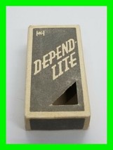 Early 1930&#39;s Vintage Austrian Depend-Lite Petrol Lighter Box - Box Only ... - $34.64