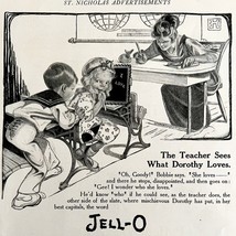 Jell-O Advertisement Teachers And Students 1914 Gelatin Dessert Art LGBinAd - $562.22 MXN