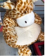 Kly Baby Chair 18&quot; Giraffe Plush Pillow Chair/ Soft Seat - £19.66 GBP