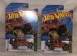 Hot Wheels 2022 Treasure Hunt &#39;17 Jeep Wrangler #126 126/250 Mud Studs L... - $18.99