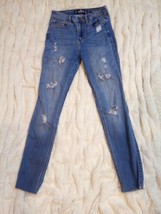 Hollister Women&#39;s Size 1S  W25/28L Denim High Rise Super Skinny Jeans  2... - £10.90 GBP