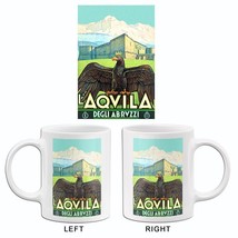 L&#39;Aquila - Degli Abruzzi - Italy - 1934 - Travel Poster Mug - £18.50 GBP+