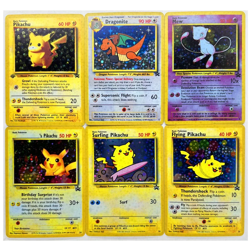 53pcs/set Pokemon Black Star Promos Wizards Mewtwo Toys Hobbies Hobby - £28.60 GBP+