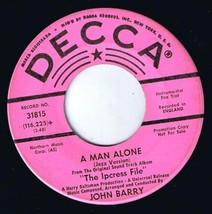 John Barry A Man Alone Ipcress File Jazz Version PROMO 45 rpm Latin Version - £8.77 GBP