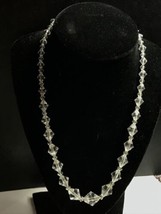 Antique Crystal Graduated Beads Necklace Made In Getmany 16 - £58.99 GBP