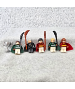 Lego Harry Potter Minifigures Lot of 5 Madame Hooch Harry Draco Trophy B... - $297.58 MXN