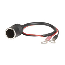 Jaycar 15A Cigarette Socket to 8mm Eye Terminal (Red and Black) - £34.50 GBP