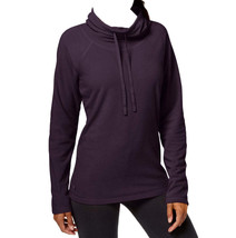 allbrand365 designer Womens Space Dyed Funnel Neck Top Size Medium Color Purple - £26.72 GBP