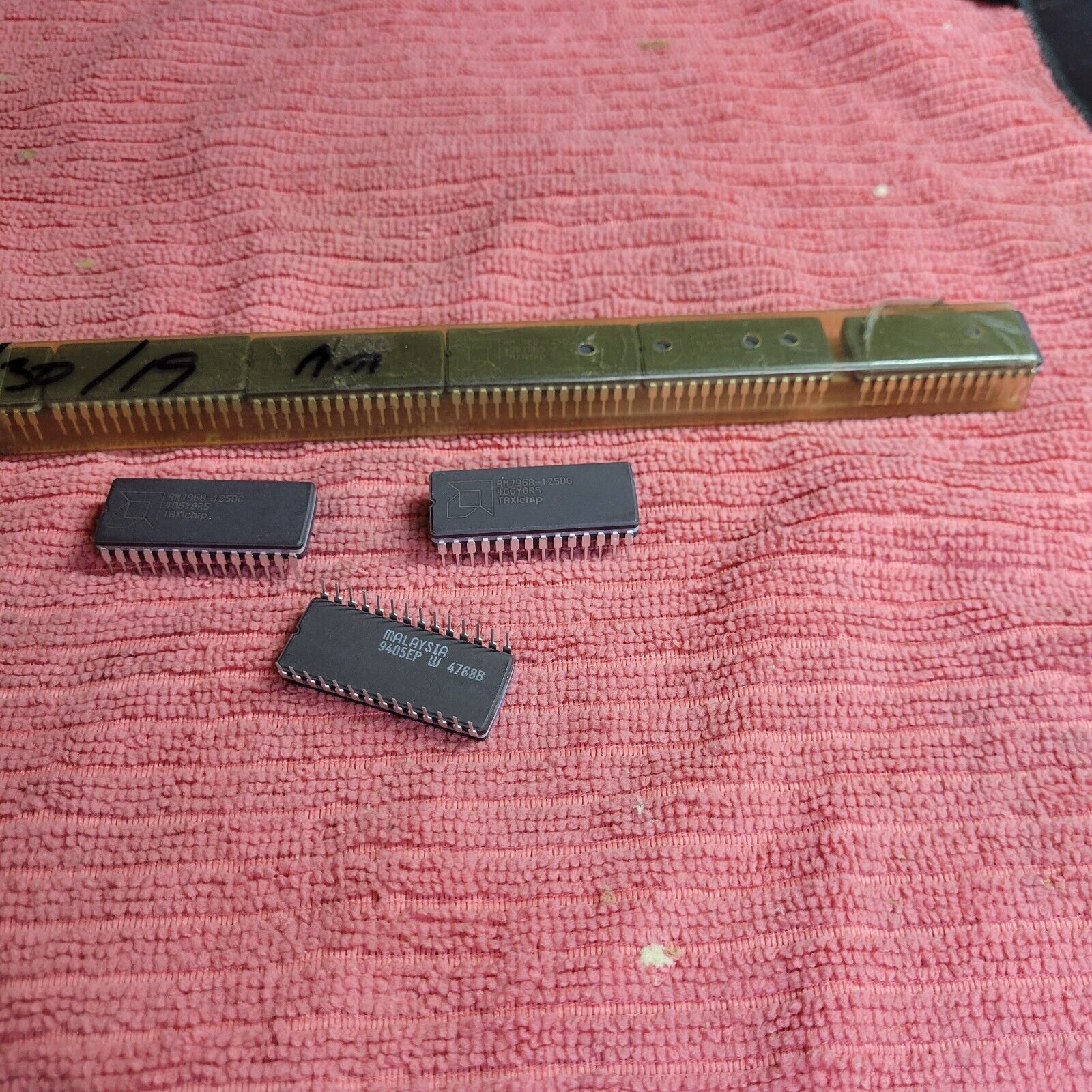 (9PCS) AMD AM7968-125DC 28PIN CERAMIC 125Mhz TAXI-CHIP NEW RARE USA STOC... - $58.41
