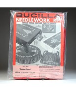 Vintage Bucilla Christmas Elegance Dinner Napkins Needlework Kit 1811 SE... - $27.44 CAD