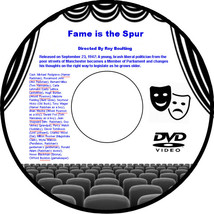 Fame is the Spur 1947 DVD Film British Political Drama Michael Redgrave Rosamund - £3.94 GBP