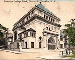 1908 Postcard - Brooklyn Savings Bank - Building View Brooklyn NY Clinto... - $14.80