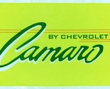 Chevrolet Camaro Yellow Flag 3X5 Ft Polyester Banner USA 90x150cm - $20.00